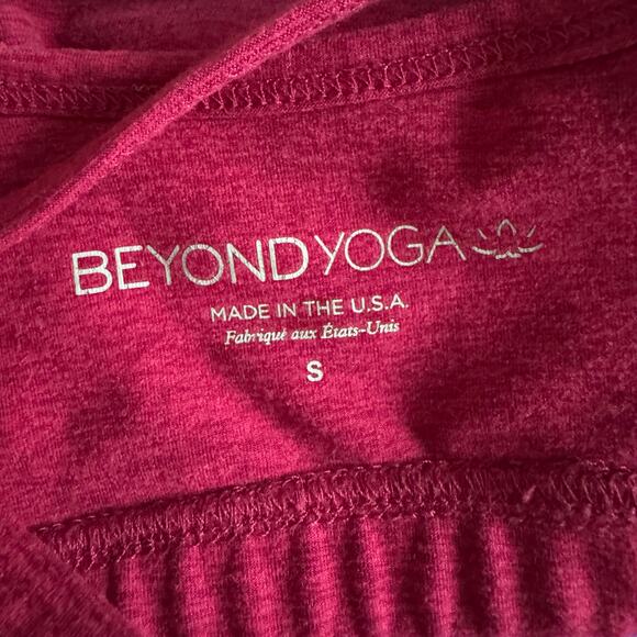 Beyond Yoga Spacedye Slim Racerback Sports Bra Heather Pink Small - Picture 6 of 6